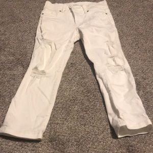 New York and company Cropped jeans white